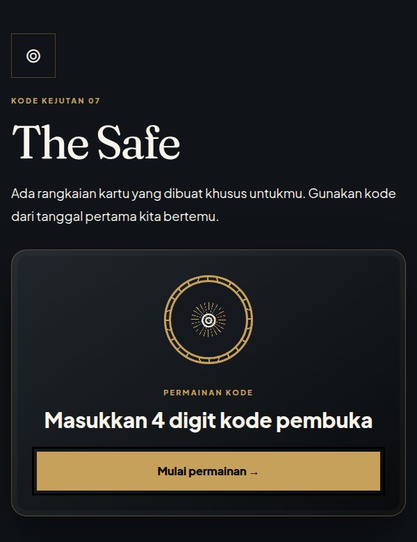 Tampilan demo tema The Safe